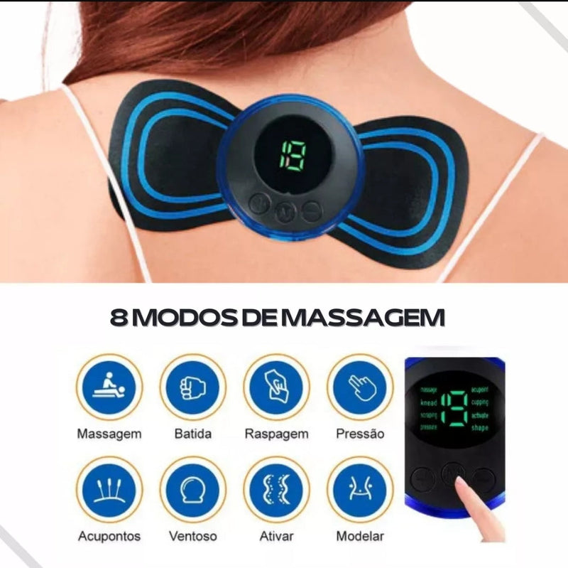 MINI MASAJEADOR PulsoRelax™ ALIVIA EL DOLOR DE INMEDIATO - 19 niveles reca